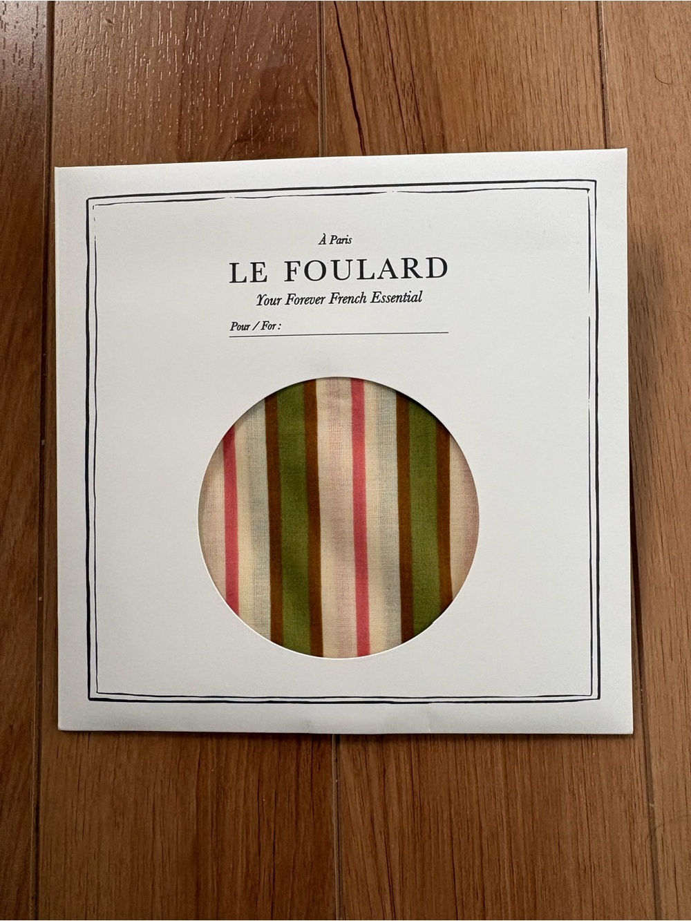 Sezane Striped 100% cotton Scarf